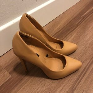 Nude color heels